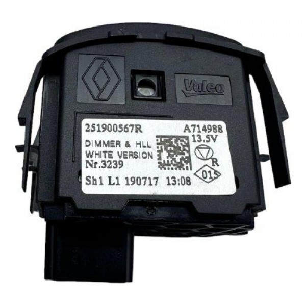 Botão Regulagem Farol Renault Captur 1.6 2021