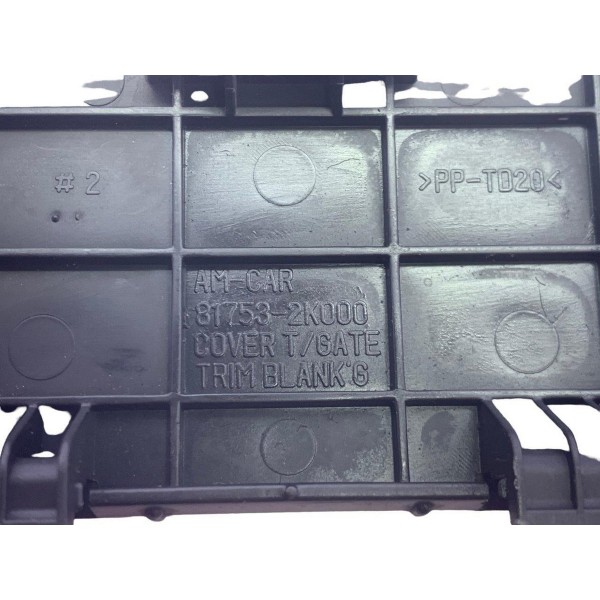 Tampa Forro Porta Malas Kia Soul 1.6 2012