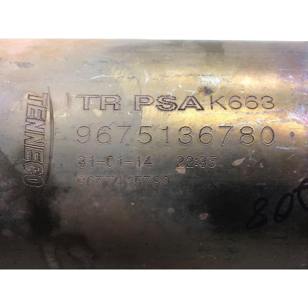 Catalisador Com Pó Peugeot 208 1.6 2014