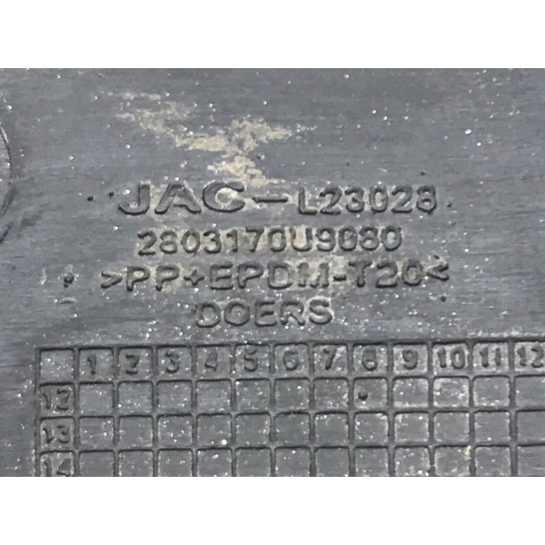 Tampa Reboque Parachoque Dianteiro Jac J2 1.4 2014