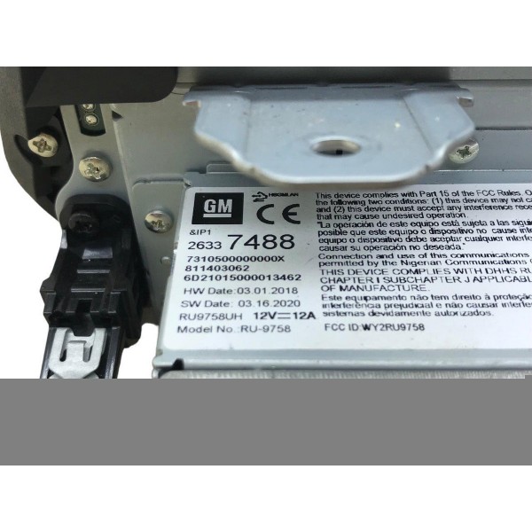 Tela Multimidia Onix 1.0 Lt Turbo 2020