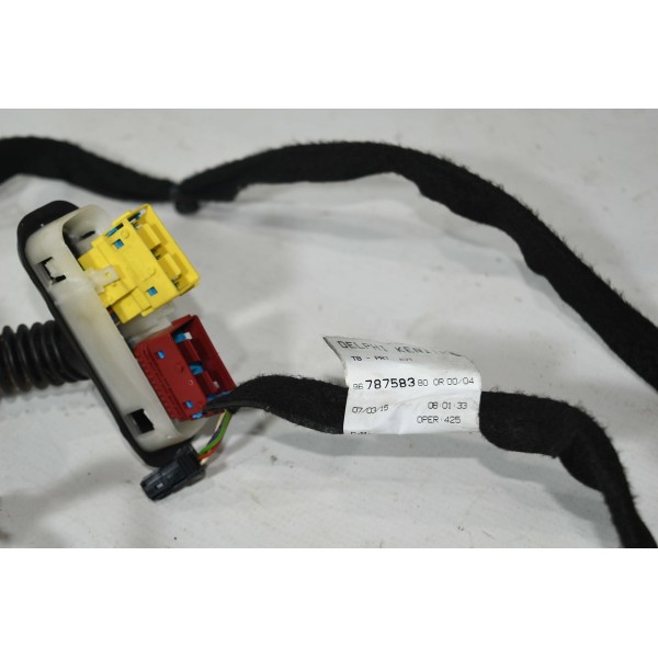 Chicote Porta Dianteira Direita Peugeot 3008 Thp 1.6 2016