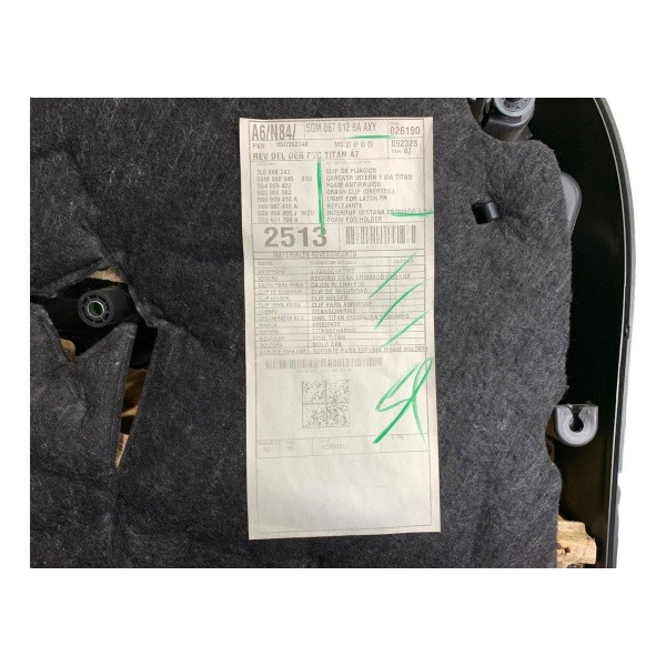 Kit Forro Porta Dianteiro Traseiro  Golf Gti 2.0 2015