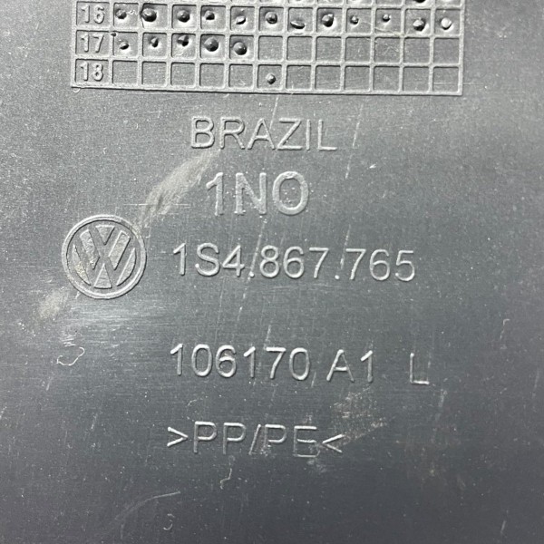 Soleira Banco Traseiro Lateral Esquerda Vw Up Take 1.0 2018