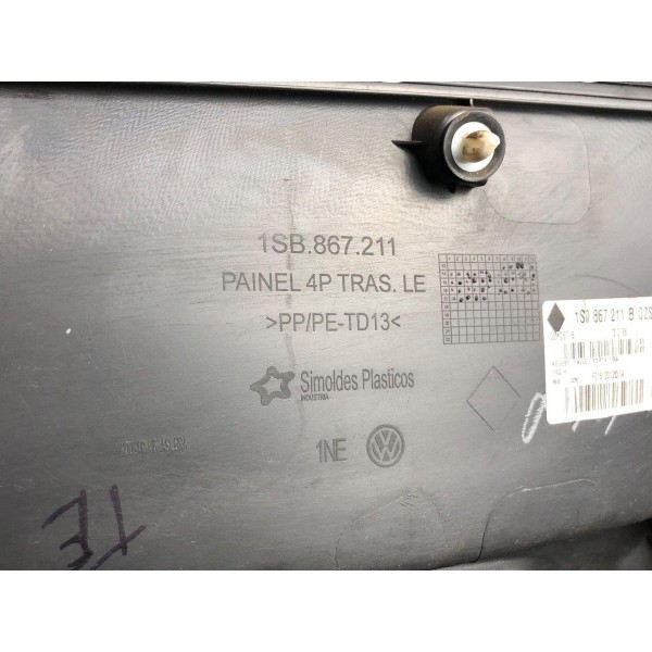 Forro Porta Traseiro Esquerdo Vw Up Take 1.0 2018