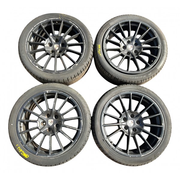 Jogo Roda Aro 21 295/35 Porsche Cayenne 4.8 V8 Turbo 2010
