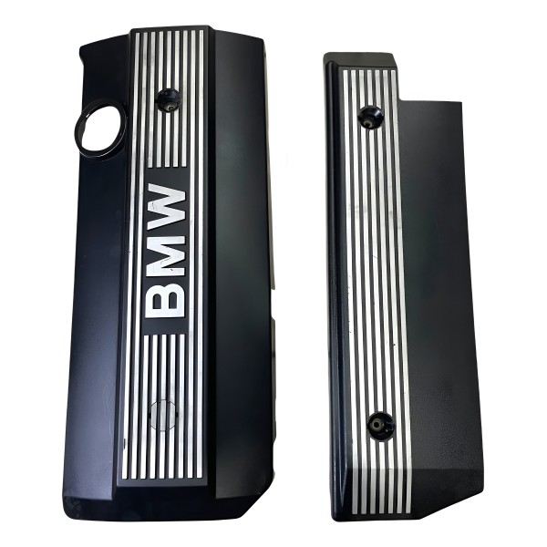 Par Acabamento Tampa Superior Motor Bmw 530i E60 3.0 2004