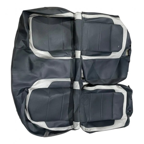 Par Capa Couro Original Banco Traseiro T-cross Highline 1.4 Preto