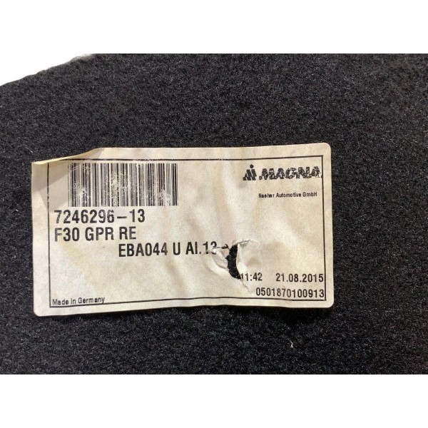 Forro Porta Malas Esquerdo Bmw 320i 2.0 2016